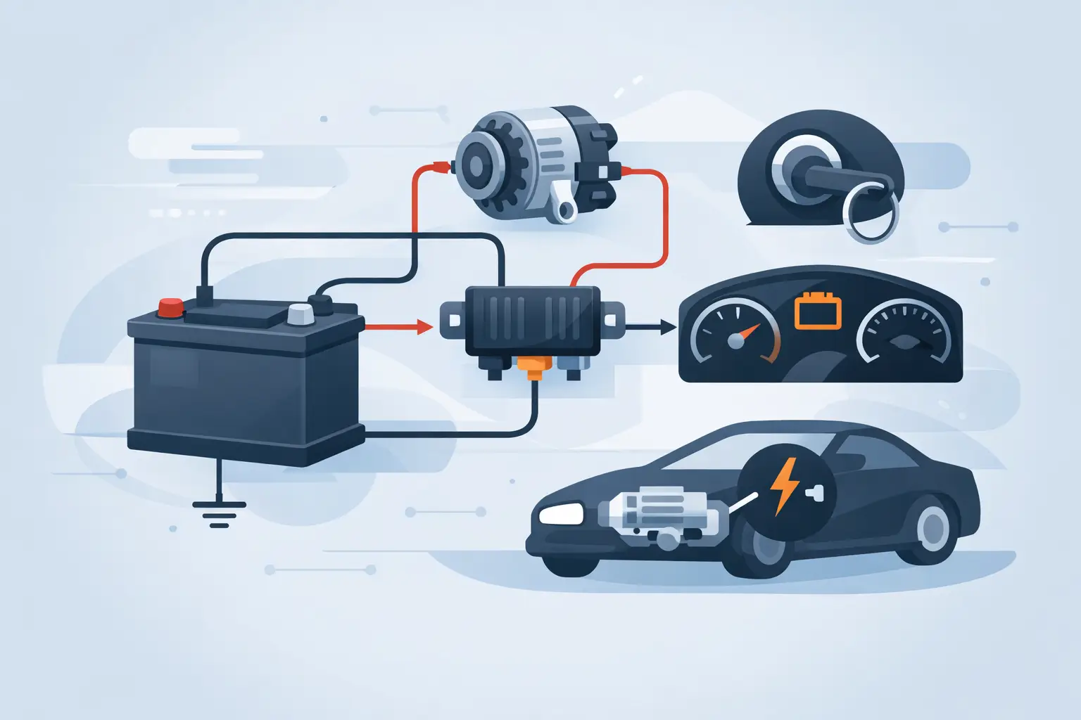 Charging System Wiring Diagram Basics