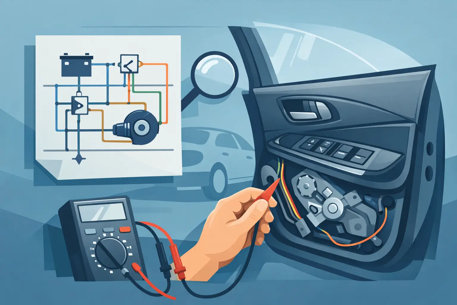 How to Read a Power Window Wiring Diagram