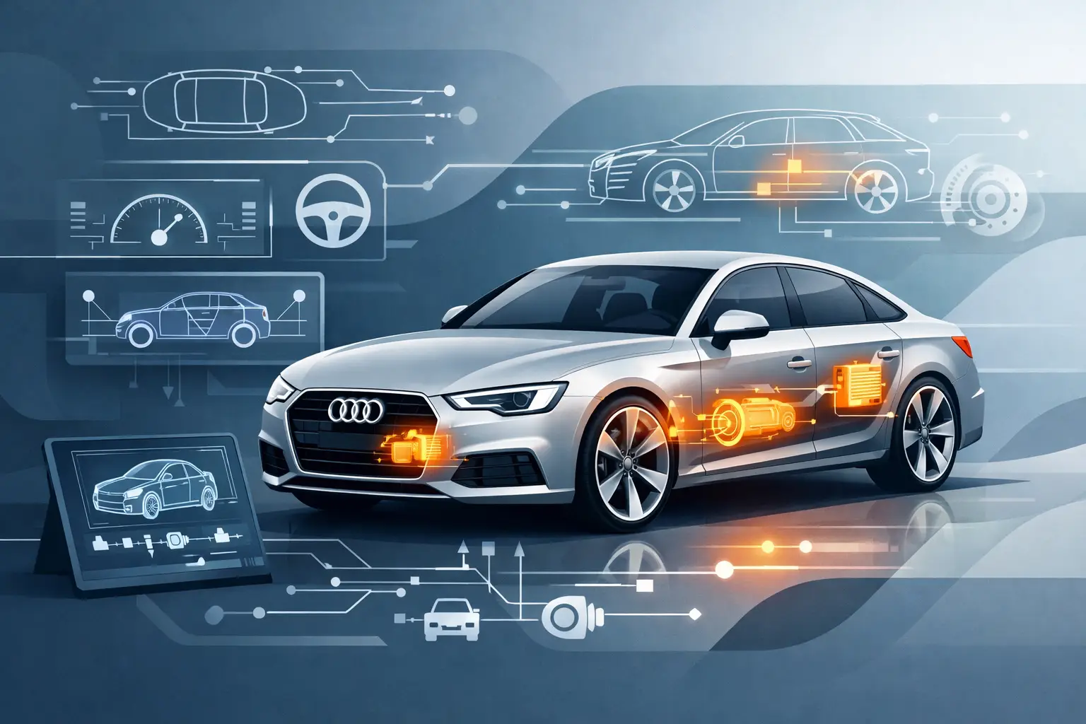 Audi Vehicle System Schematics Explained