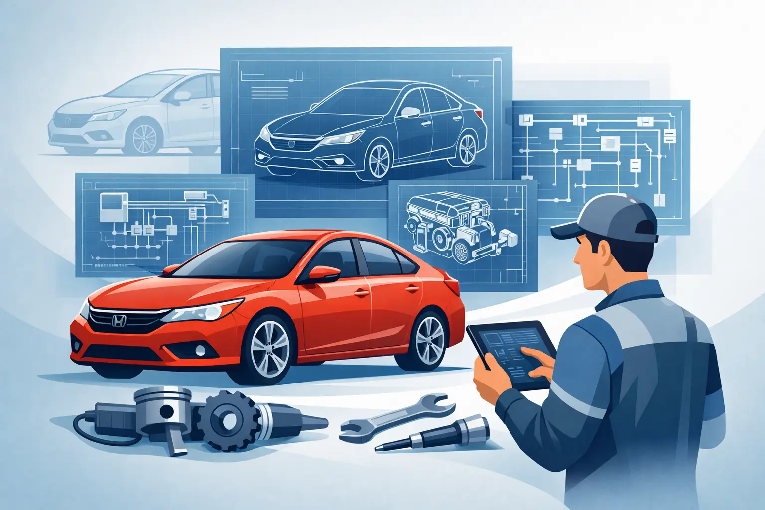 Honda Schematics for Fast, Accurate Repairs