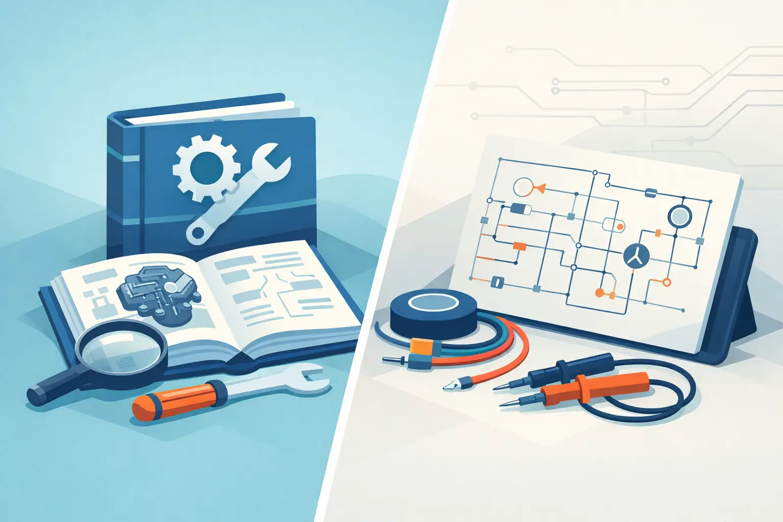 Repair Manual Versus Wiring Diagram