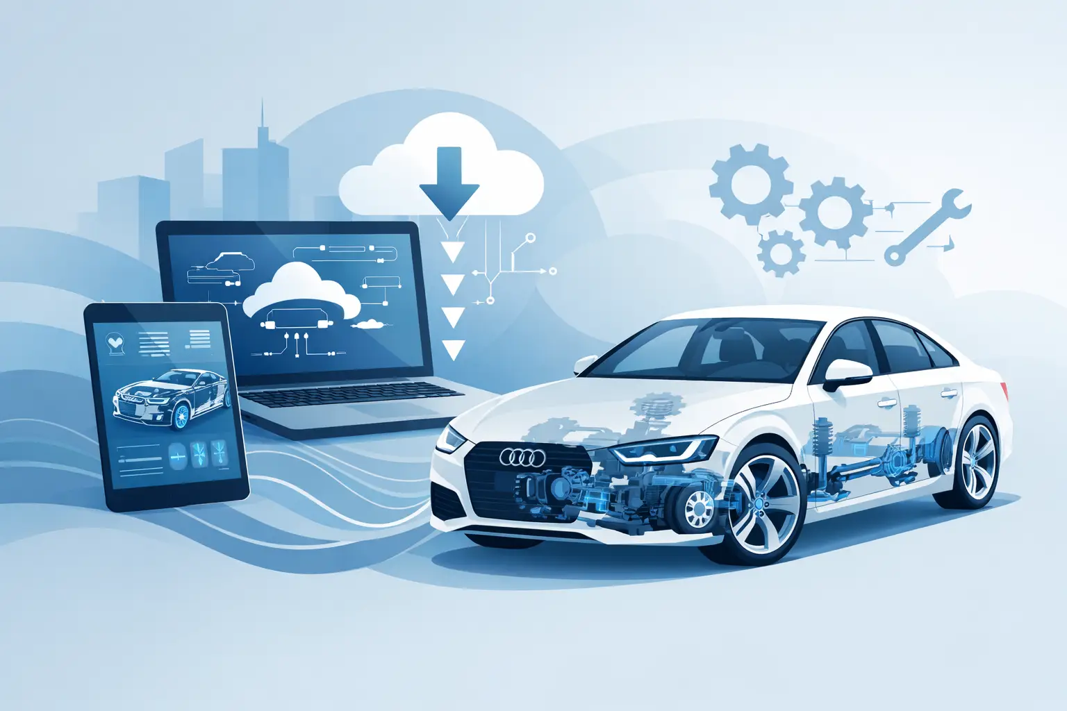 Audi Chassis Data Download for Faster Repairs