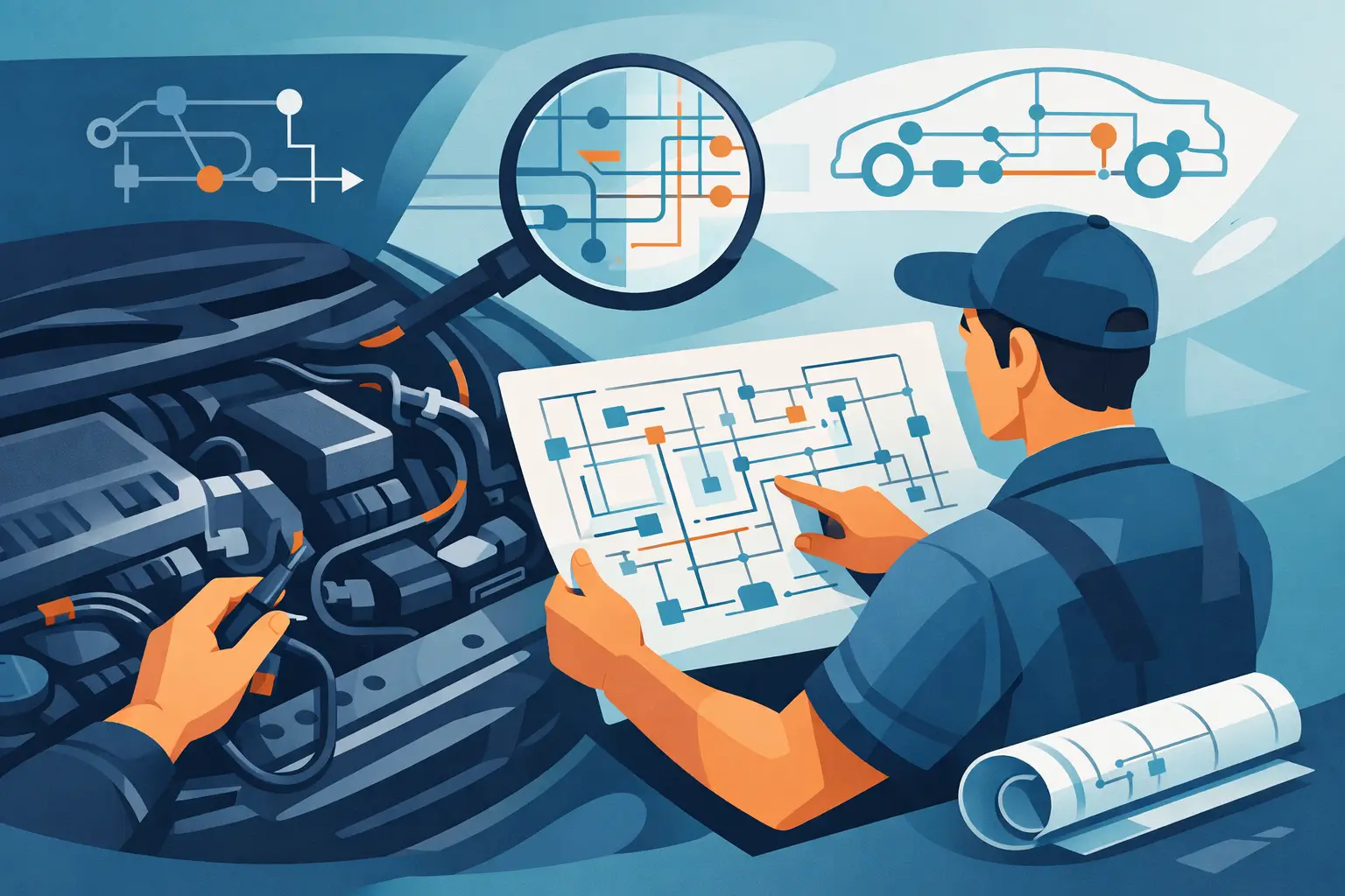 How to Read an Engine Bay Wiring Map Fast